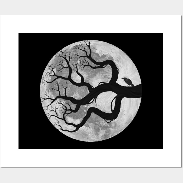 Moon Roots Wall Art by Lumos19Studio